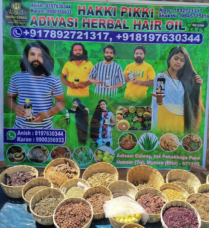 Hakki Pikki Adivasi Herbal Hair Oil🌿